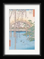 The Bridge with Wisteria or Kameido Tenjin Keidai Fine Art Print