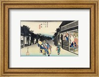Goyu: Waitresses Soliciting Travellers Fine Art Print