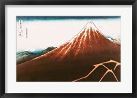Fuji above the Lightning Fine Art Print