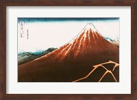 Fuji above the Lightning Fine Art Print