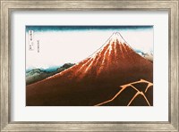 Fuji above the Lightning Fine Art Print