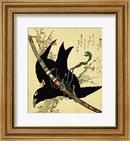 The Little Raven with the Minamoto clan sword Fine Art Print