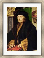 Portrait of Erasmus, 1523 Fine Art Print