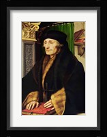 Portrait of Erasmus, 1523 Fine Art Print
