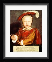 Portrait of Edward VI as a child Fine Art Print