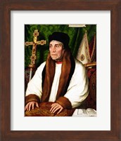 Portrait of William Warham  Archbishop of Canterbury, 1527 Fine Art Print