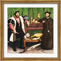 The Ambassadors, 1533 Fine Art Print