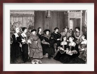 The Family of Thomas More Fine Art Print