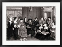 The Family of Thomas More Fine Art Print