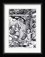 Death Taking a Child Fine Art Print