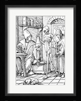 Death and the Physician Fine Art Print