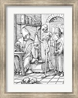 Death and the Physician Fine Art Print