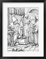 Death and the Physician Fine Art Print