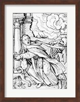 Death and the Mendicant Friar Fine Art Print