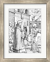 Death and the Parish Priest Fine Art Print