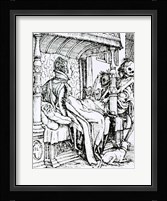 Death and the Lady Fine Art Print