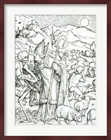 Death and the Bishop Fine Art Print
