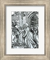 Death and the Abbotess Fine Art Print