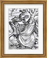 Death and the Abbot Fine Art Print