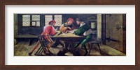 A School Teacher Explaining the Meaning of a Letter to Illiterate Workers, 1516 Fine Art Print