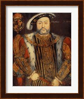 Portrait of Henry VIII B Fine Art Print