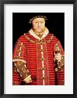 Portrait of Henry VIII D Fine Art Print