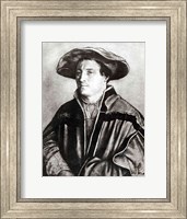 Portrait of a man with a red hat, c.1530 Fine Art Print
