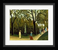 The Monument to Chopin in the Luxembourg Gardens, 1909 Fine Art Print