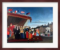 Representatives of the Forces greeting the Republic as a Sign of Peace, 1907 Fine Art Print
