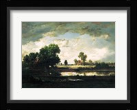 The Pool with a Stormy Sky Fine Art Print