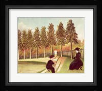 The Artist Painting his Wife Fine Art Print