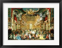Masked Ball in the Hoftheater, Bonn, 1754 Fine Art Print