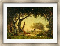 The Edge of the Forest at Fontainebleau Fine Art Print