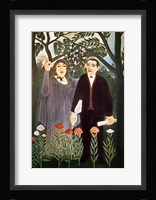 The Muse Inspiring the Poet - detail Fine Art Print