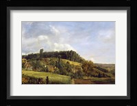 Forest Glade near a Village, 1833 Fine Art Print