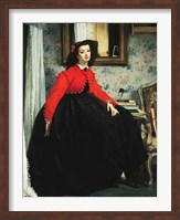 Young Lady in a Red Jacket Fine Art Print