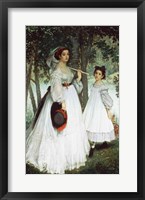 The Two Sisters: Portrait, 1863 Fine Art Print