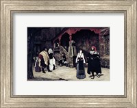 The Meeting of Faust and Marguerite, 1860 Fine Art Print