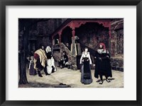 The Meeting of Faust and Marguerite, 1860 Fine Art Print