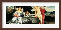 Sacred and Profane Love, c.1515 Fine Art Print