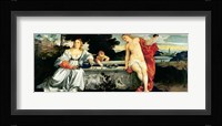 Sacred and Profane Love, c.1515 Framed Print