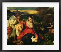 Madonna and Child with St. Catherine Fine Art Print