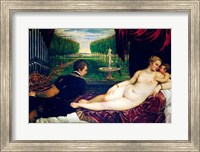 Venus with an Organist and Cupid Fine Art Print