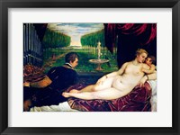 Venus with an Organist and Cupid Fine Art Print