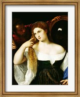 Portrait of a Woman at her Toilet Fine Art Print