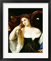 Portrait of a Woman at her Toilet Fine Art Print