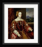 Portrait of the Empress Isabella of Portugal, 1548 Fine Art Print