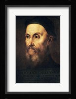 Portrait of John Calvin Fine Art Print
