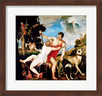 Venus and Adonis, 1553 Fine Art Print