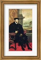 Seated Portrait of Emperor Charles V Fine Art Print